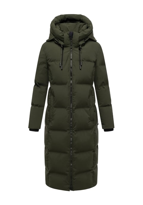 Abrigo acolchado de invierno Marikoo Tikoraa para mujer con capucha desmontable - Image 2