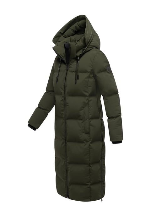 Abrigo acolchado de invierno Marikoo Tikoraa para mujer con capucha desmontable - Image 3