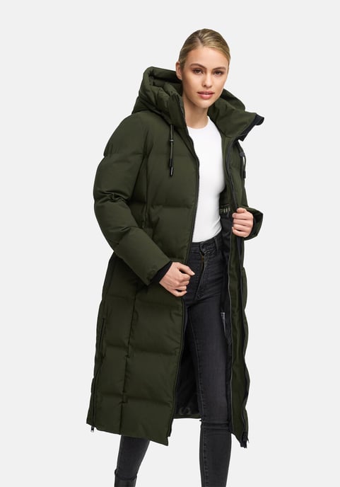 Abrigo acolchado de invierno Marikoo Tikoraa para mujer con capucha desmontable - Image 6