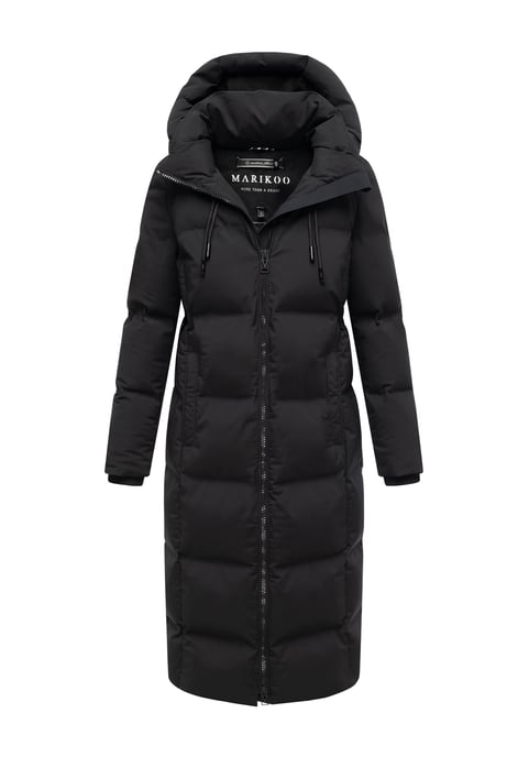 Abrigo acolchado de invierno Marikoo Tikoraa para mujer con capucha desmontable - Image 1
