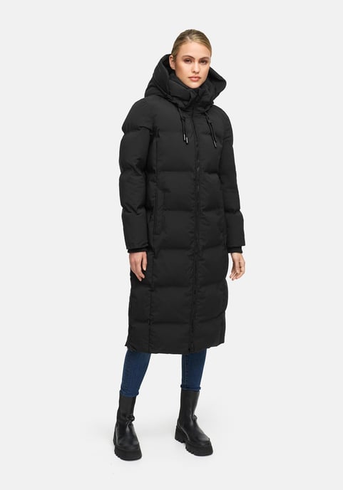 Abrigo acolchado de invierno Marikoo Tikoraa para mujer con capucha desmontable - Image 5