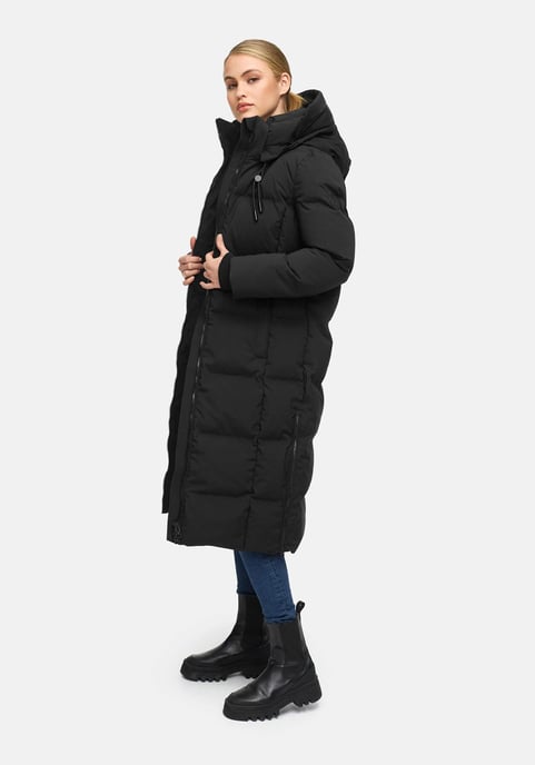Abrigo acolchado de invierno Marikoo Tikoraa para mujer con capucha desmontable - Image 6