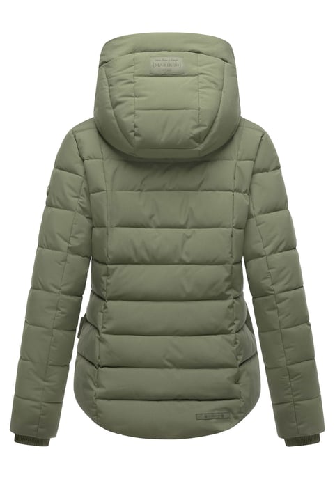 Chaqueta acolchada de invierno Marikoo Tayenaa para mujer con capucha y bolsillos forrados - Image 3