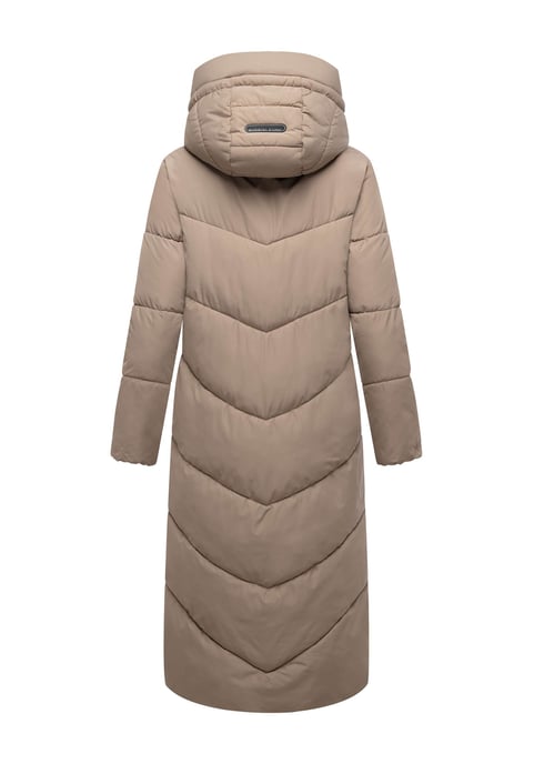 Abrigo acolchado de invierno Marikoo Ranjaa para mujer con capucha y detalles reflectantes - Image 3