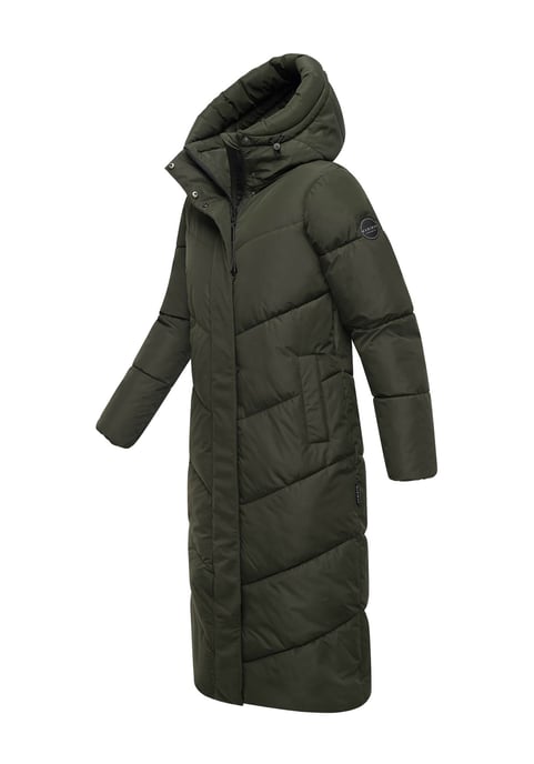 Abrigo acolchado de invierno Marikoo Ranjaa para mujer con capucha y detalles reflectantes - Image 2