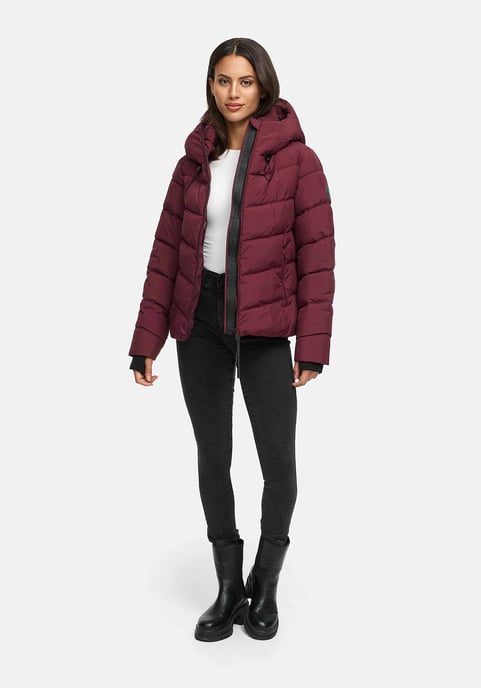 Chaqueta acolchada de mujer Marikoo Yukanii con capucha y ajuste femenino - Image 6