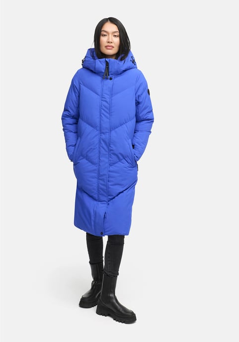 Abrigo acolchado de mujer Marikoo Teonaa con capucha desmontable y estilo elegante - Image 5