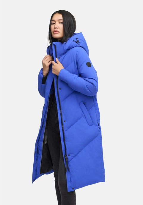 Abrigo acolchado de mujer Marikoo Teonaa con capucha desmontable y estilo elegante - Image 6