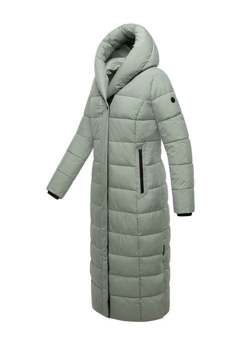 Abrigo acolchado Marikoo Pakoraa para mujer con cuello de peluche desmontable - Image 3