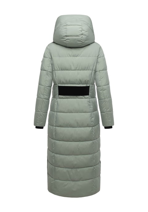 Abrigo acolchado Marikoo Pakoraa para mujer con cuello de peluche desmontable - Image 4