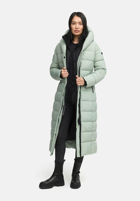 Abrigo acolchado Marikoo Pakoraa para mujer con cuello de peluche desmontable - Image 5