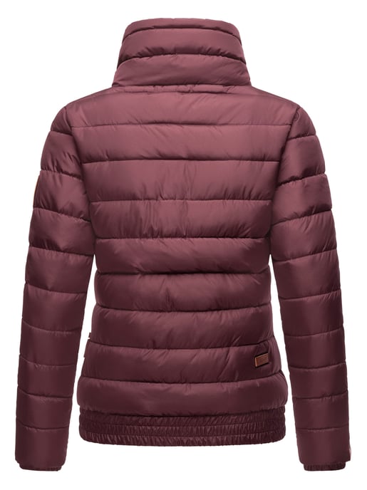 Chaqueta acolchada Marikoo Poisen para mujer con cuello alto y bolsillos de borreguito - Image 4