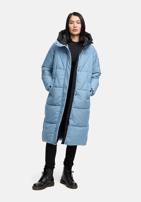Abrigo acolchado de mujer Marikoo Yaskaa con capucha y forro polar - Image 5