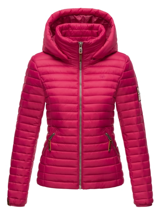 Marikoo chaqueta acolchada mujer – Löwenbaby ligera con capucha desmontable - Image 2