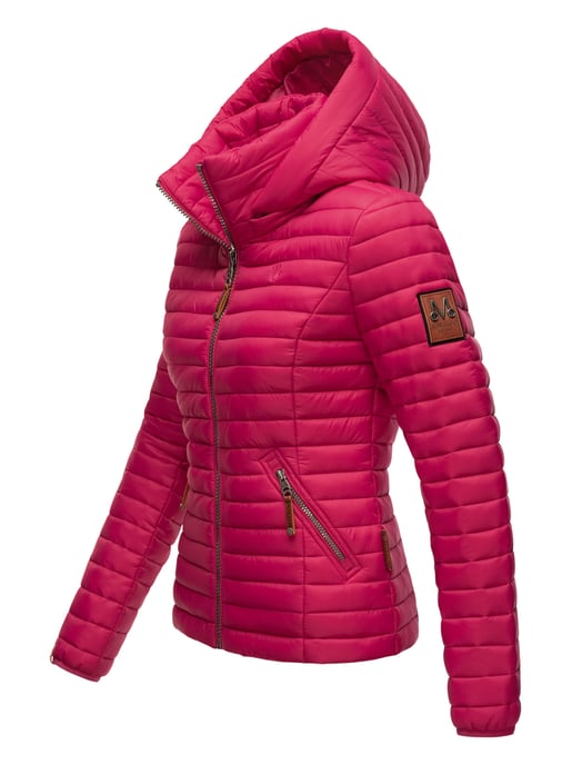Marikoo chaqueta acolchada mujer – Löwenbaby ligera con capucha desmontable - Image 3
