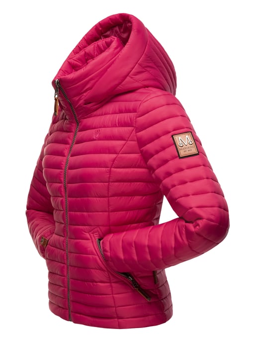 Marikoo chaqueta acolchada mujer – Löwenbaby ligera con capucha desmontable - Image 4