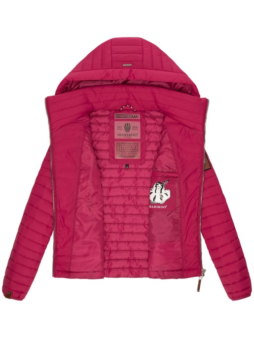 Marikoo chaqueta acolchada mujer – Löwenbaby ligera con capucha desmontable - Image 6