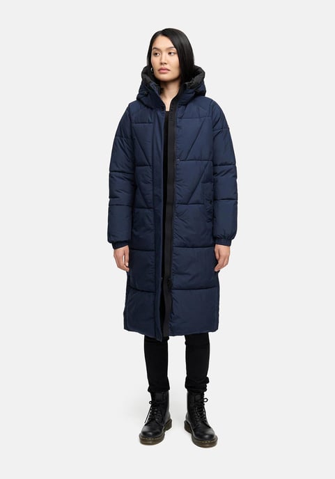 Abrigo acolchado de mujer Marikoo Yaskaa con capucha y forro polar - Image 5