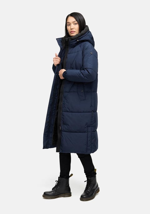 Abrigo acolchado de mujer Marikoo Yaskaa con capucha y forro polar - Image 6
