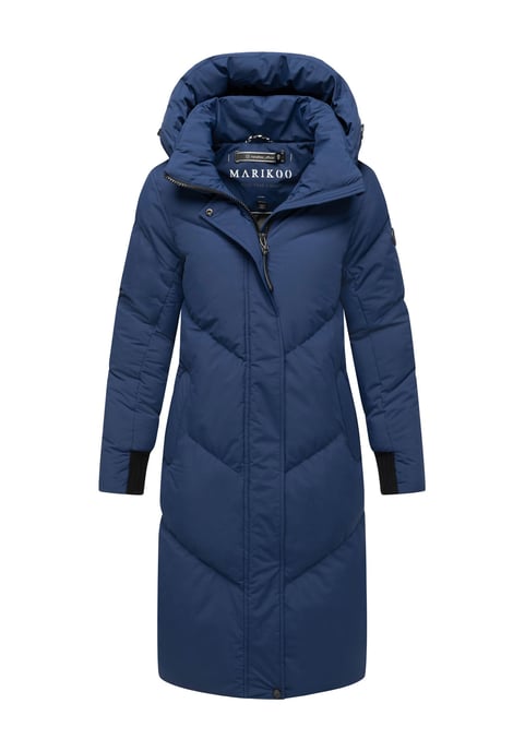 Abrigo acolchado de mujer Marikoo Teonaa con capucha desmontable y estilo elegante - Image 1