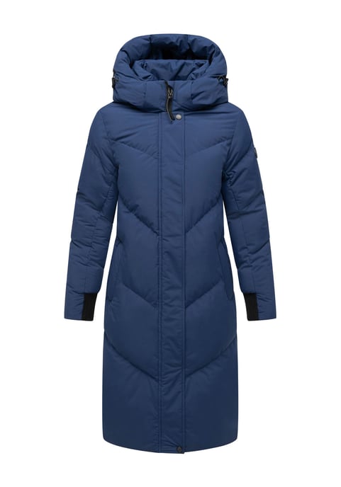 Abrigo acolchado de mujer Marikoo Teonaa con capucha desmontable y estilo elegante - Image 2