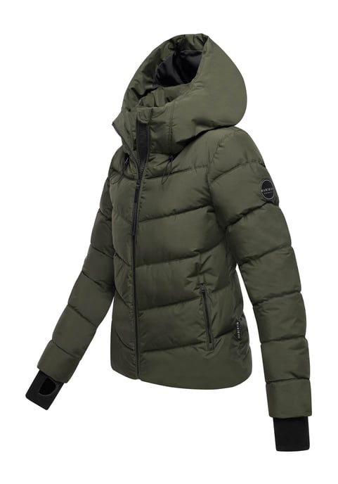 Chaqueta acolchada de mujer Marikoo Yukanii con capucha y ajuste femenino - Image 2