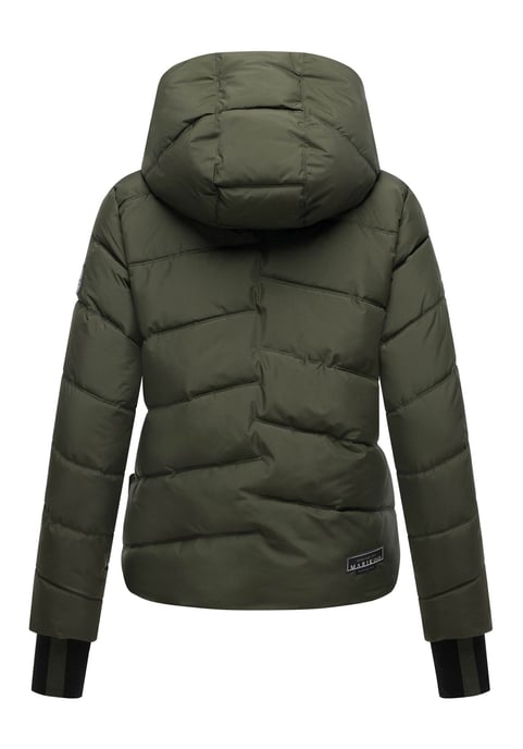 Chaqueta acolchada de mujer Marikoo Yukanii con capucha y ajuste femenino - Image 3