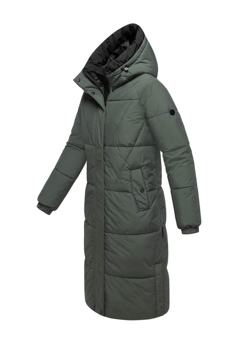Abrigo acolchado de mujer Marikoo Yaskaa con capucha y forro polar - Image 3