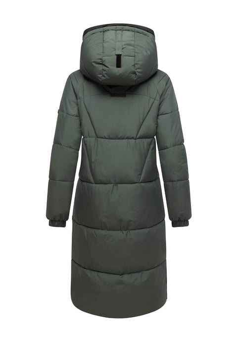 Abrigo acolchado de mujer Marikoo Yaskaa con capucha y forro polar - Image 4