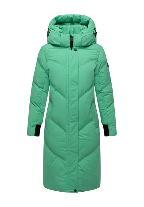Abrigo acolchado de mujer Marikoo Teonaa con capucha desmontable y estilo elegante - Image 2