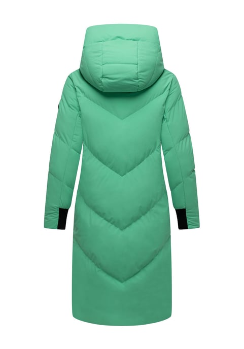 Abrigo acolchado de mujer Marikoo Teonaa con capucha desmontable y estilo elegante - Image 4