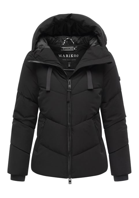 Chaqueta acolchada de invierno Marikoo Kwamee para mujer con capucha y cremallera bidireccional - Image 1