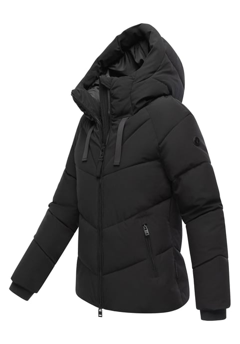 Chaqueta acolchada de invierno Marikoo Kwamee para mujer con capucha y cremallera bidireccional - Image 2