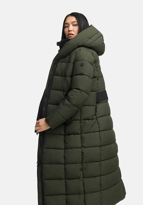 Abrigo acolchado Marikoo Pakoraa para mujer con cuello de peluche desmontable - Image 6