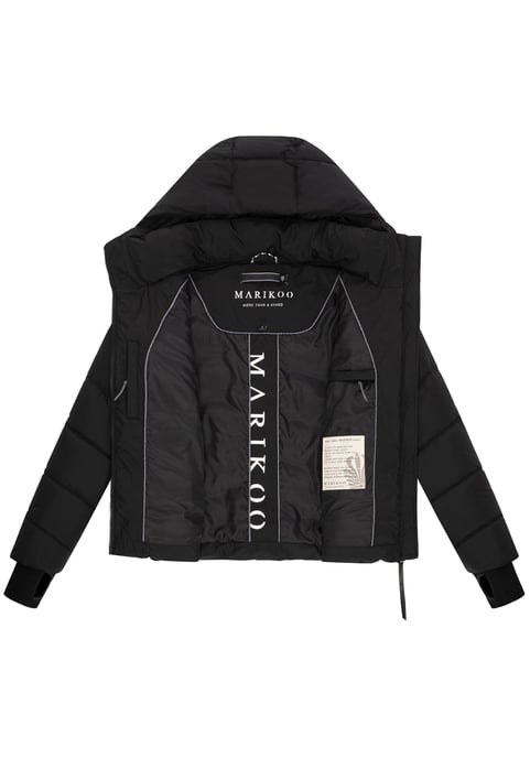 Chaqueta acolchada de mujer Marikoo Yukanii con capucha y ajuste femenino - Image 4