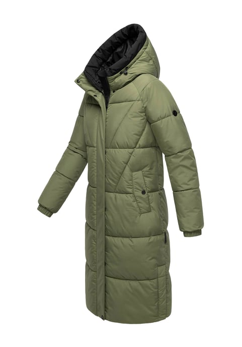 Abrigo acolchado de mujer Marikoo Yaskaa con capucha y forro polar - Image 3