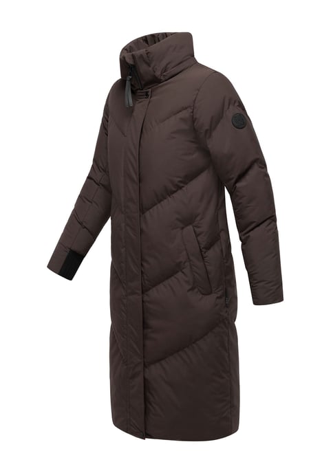 Abrigo acolchado de mujer Marikoo Teonaa con capucha desmontable y estilo elegante - Image 3