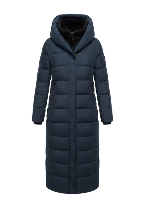 Abrigo acolchado Marikoo Pakoraa para mujer con cuello de peluche desmontable - Image 2