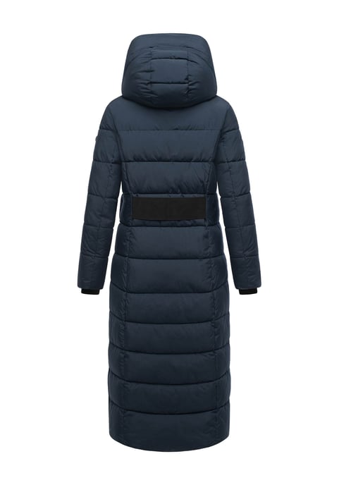 Abrigo acolchado Marikoo Pakoraa para mujer con cuello de peluche desmontable - Image 4