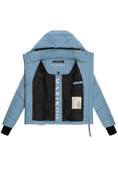 Chaqueta acolchada de mujer Marikoo Yukanii con capucha y ajuste femenino - Image 4