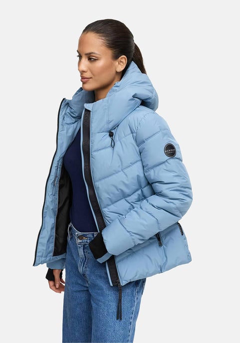 Chaqueta acolchada de mujer Marikoo Yukanii con capucha y ajuste femenino - Image 6