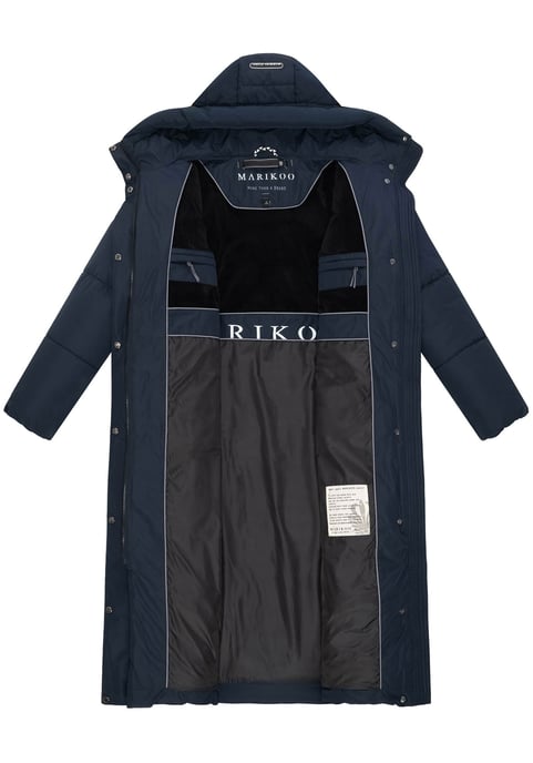 Abrigo acolchado de invierno Marikoo Ranjaa para mujer con capucha y detalles reflectantes - Image 4