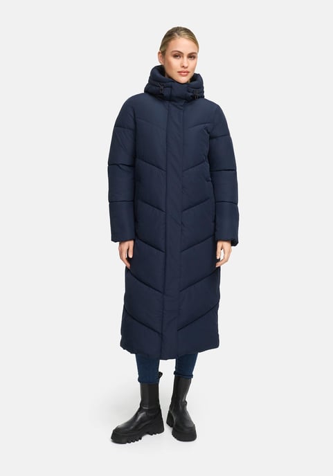 Abrigo acolchado de invierno Marikoo Ranjaa para mujer con capucha y detalles reflectantes - Image 5