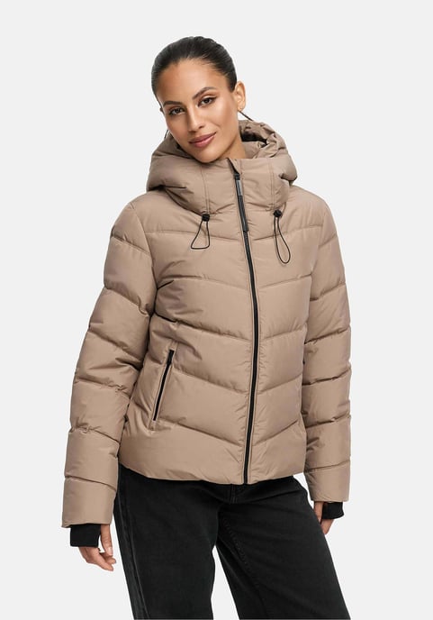 Chaqueta acolchada de mujer Marikoo Yukanii con capucha y ajuste femenino - Image 5