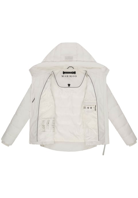 Chaqueta acolchada de invierno Marikoo Tayenaa para mujer con capucha y bolsillos forrados - Image 4