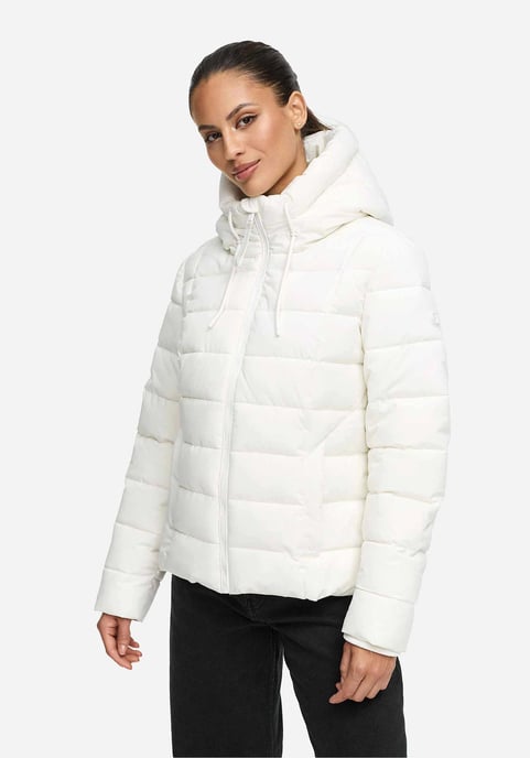 Chaqueta acolchada de invierno Marikoo Tayenaa para mujer con capucha y bolsillos forrados - Image 5