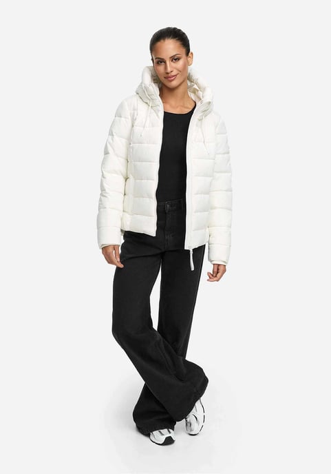 Chaqueta acolchada de invierno Marikoo Tayenaa para mujer con capucha y bolsillos forrados - Image 6