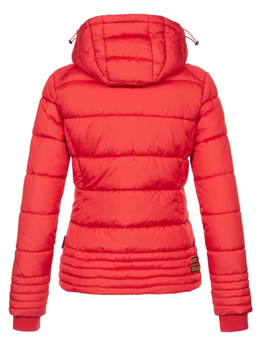 Chaqueta acolchada Marikoo para mujer con capucha desmontable y cremallera de doble sentido - Image 3