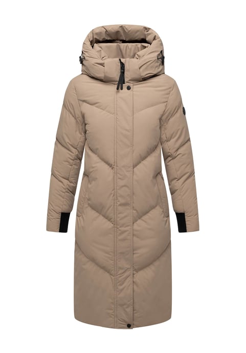 Abrigo acolchado de mujer Marikoo Teonaa con capucha desmontable y estilo elegante - Image 2