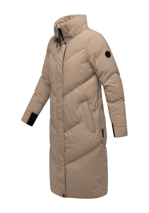 Abrigo acolchado de mujer Marikoo Teonaa con capucha desmontable y estilo elegante - Image 3